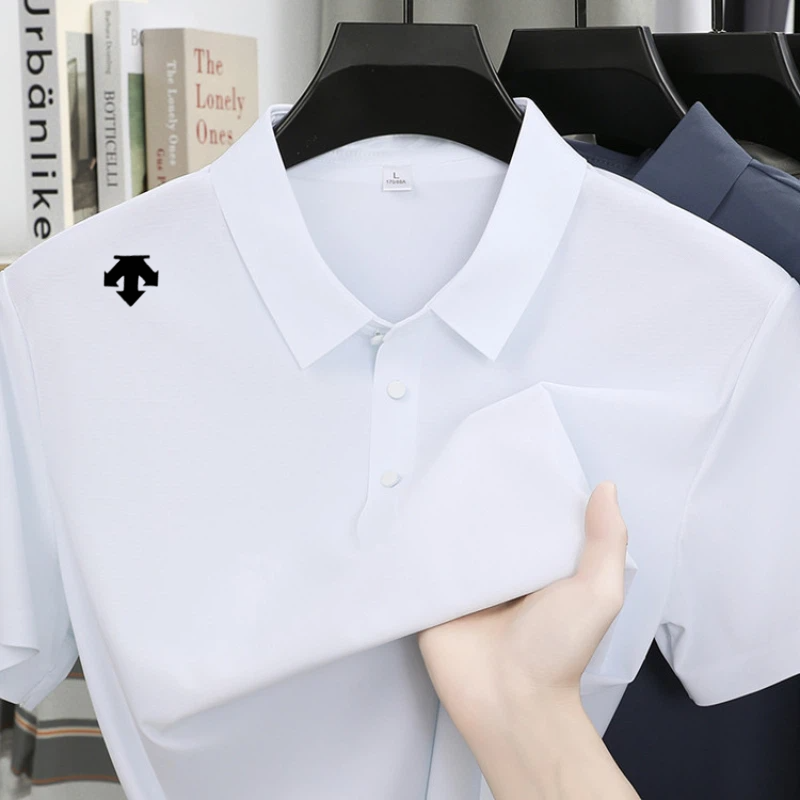 Brand Ice Silk Short sleeved M - Polo Shirt Pique ulasan dan harga