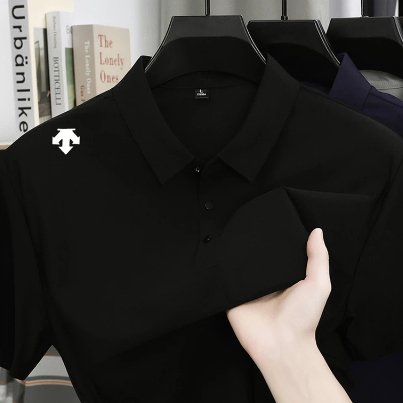 Brand Ice Silk Short sleeved M - Polo Shirt Pique ulasan dan harga