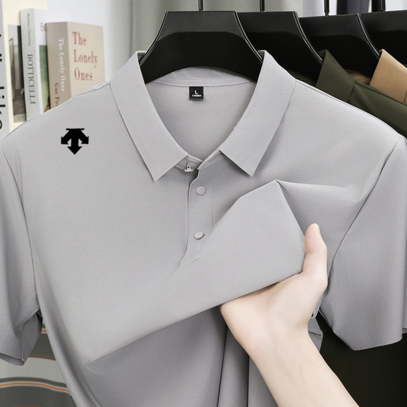 Brand Ice Silk Short sleeved M - Polo Shirt Pique ulasan dan harga