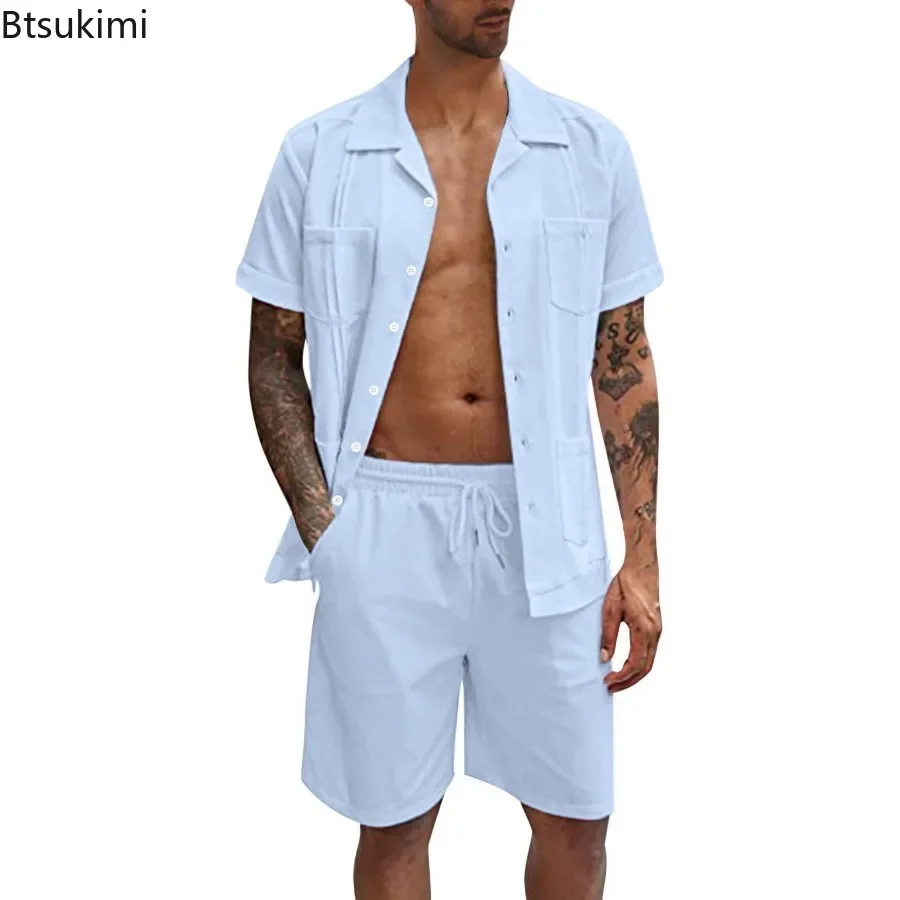 New Men's Summer Casual Sport  - Short Linen Drawstring ulasan dan harga