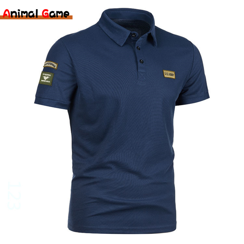 Korean Solid Color Men's Polo  - Polo Shirt Pique ulasan dan harga