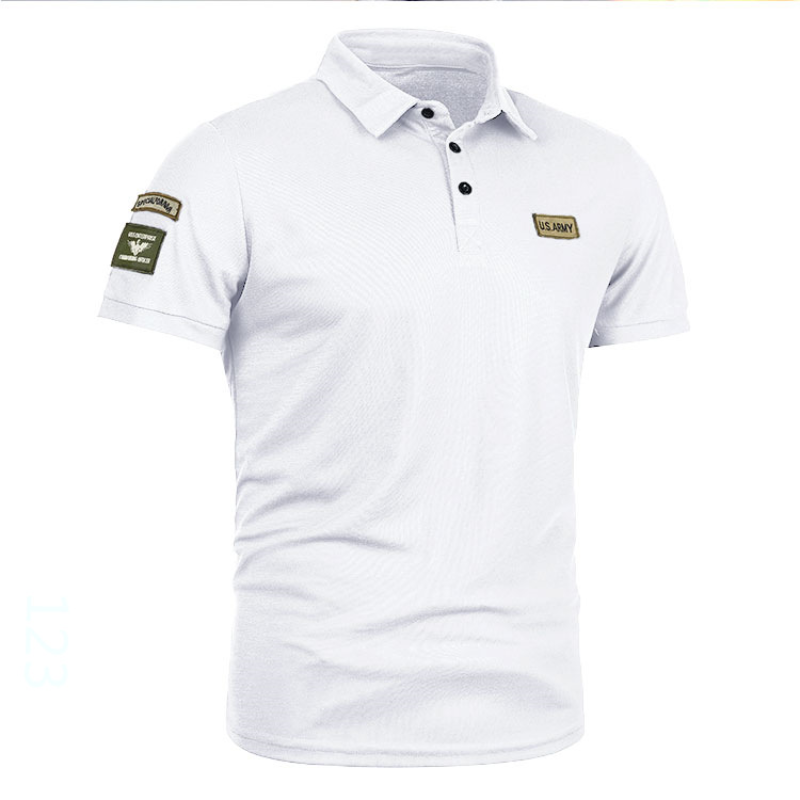 Korean Solid Color Men's Polo  - Polo Shirt Pique ulasan dan harga