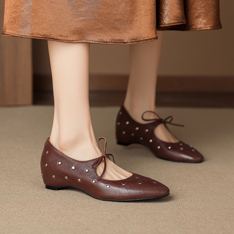 Women's Cow Leather Lace-up Sl - Espadrille Slip On ulasan dan harga
