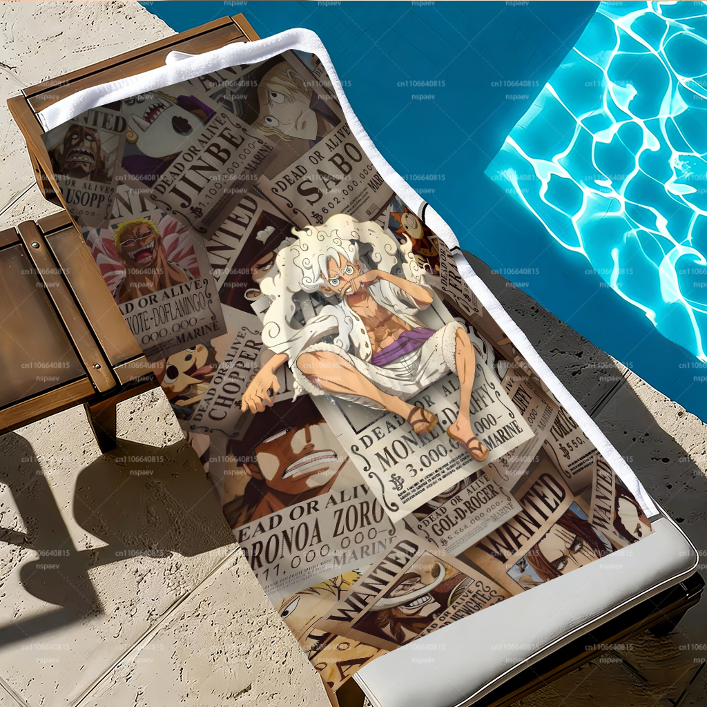 Retro Pirate Wanted Bounty Lar - Beach Towel Large ulasan dan harga