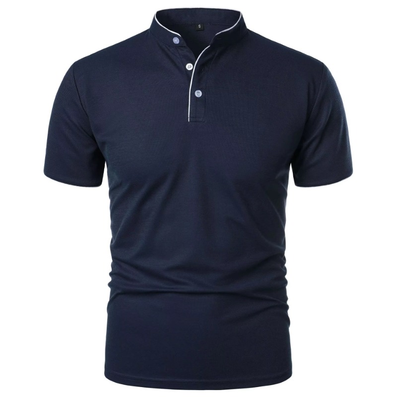New Men's Short Sleeve Collar  - Polo Shirt Pique ulasan dan harga