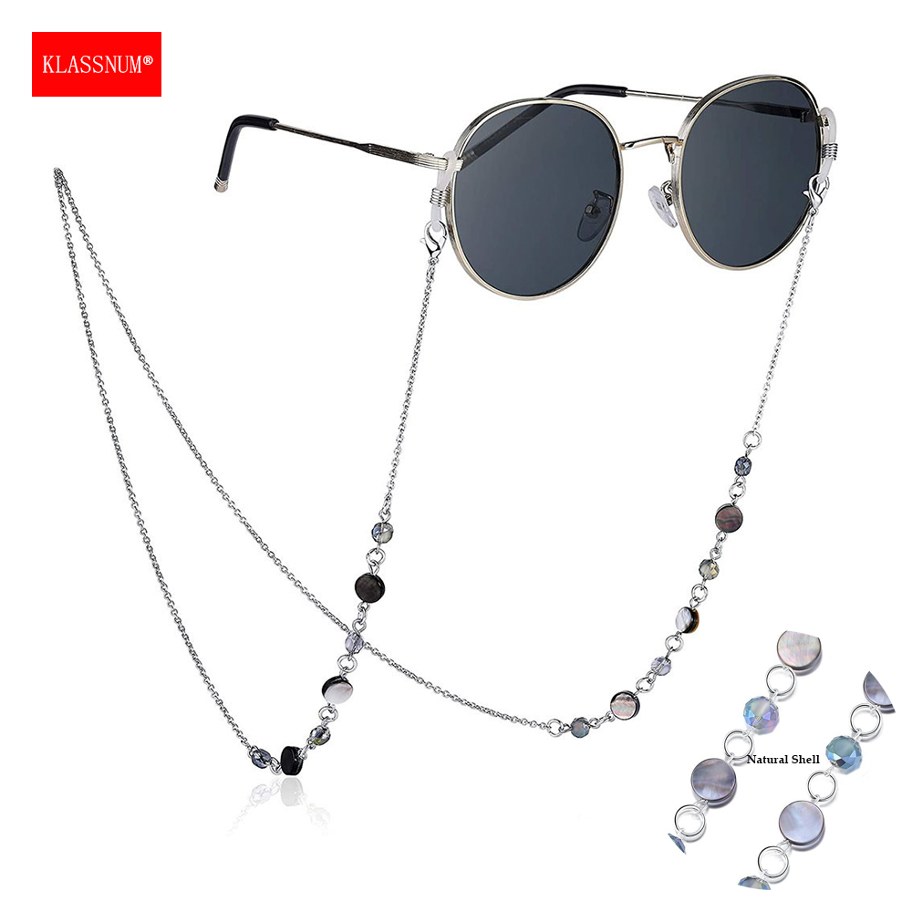 KLASSNUM Women Natural Shell C - Sunglass Retainer Cord ulasan dan harga