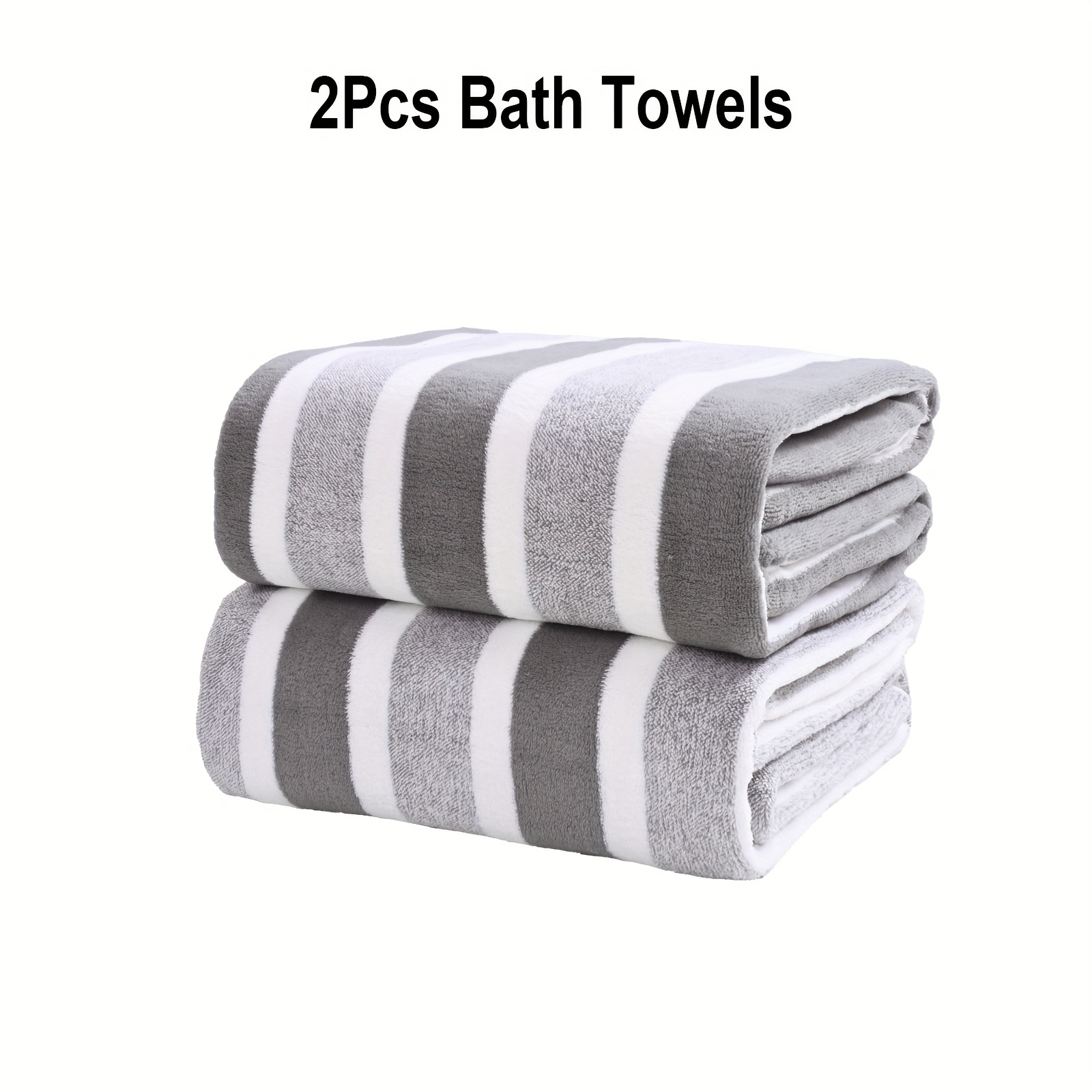 2/4pcs, Extra Large Bath Towel - Beach Towel Large ulasan dan harga