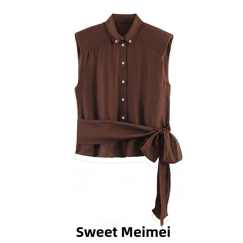 Elegant Women's New Summer Shi - Shirt Camp Collar ulasan dan harga