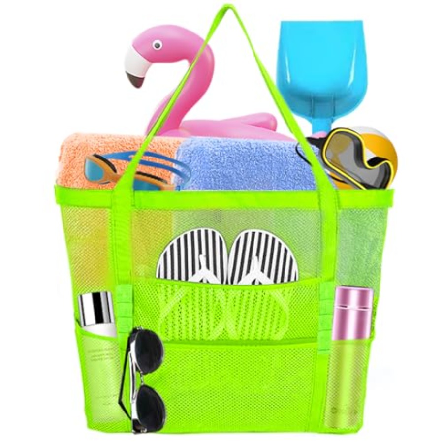 Large Mesh Beach Bag - Lightwe - Beach Towel Large ulasan dan harga