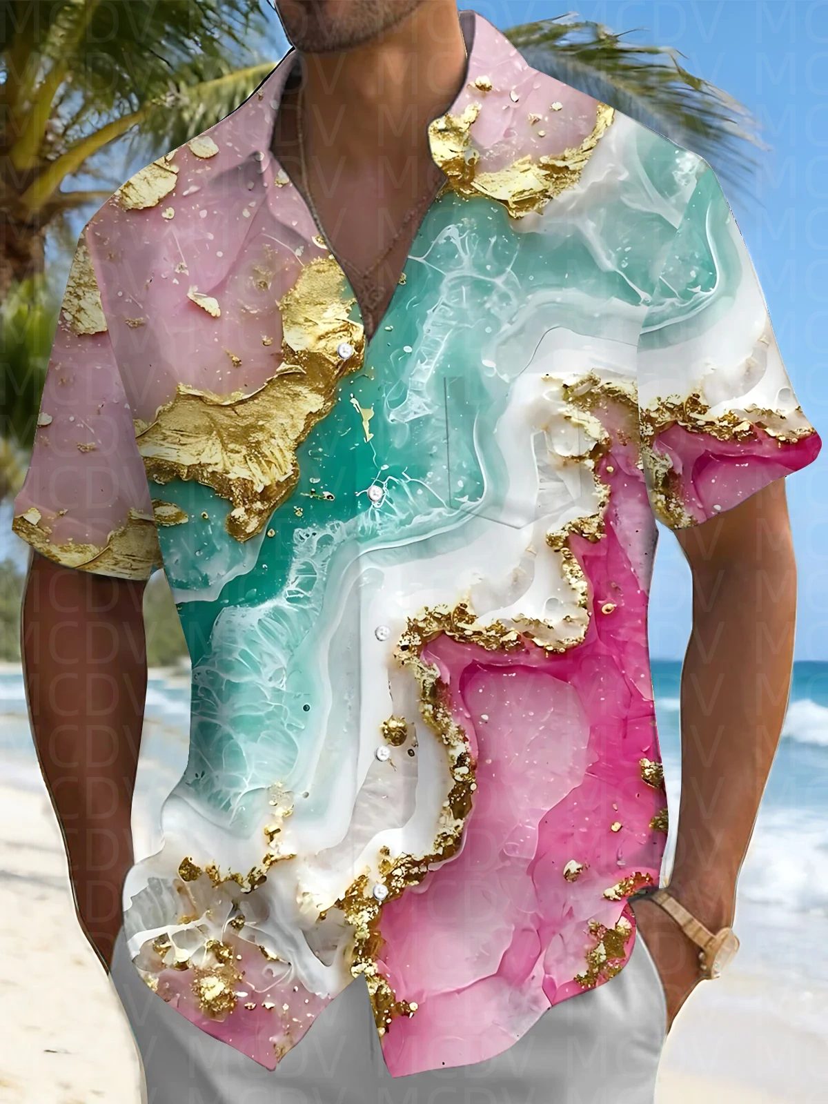 Bird Pattern Men's Hawaiian Sh - Shirt Camp Collar ulasan dan harga