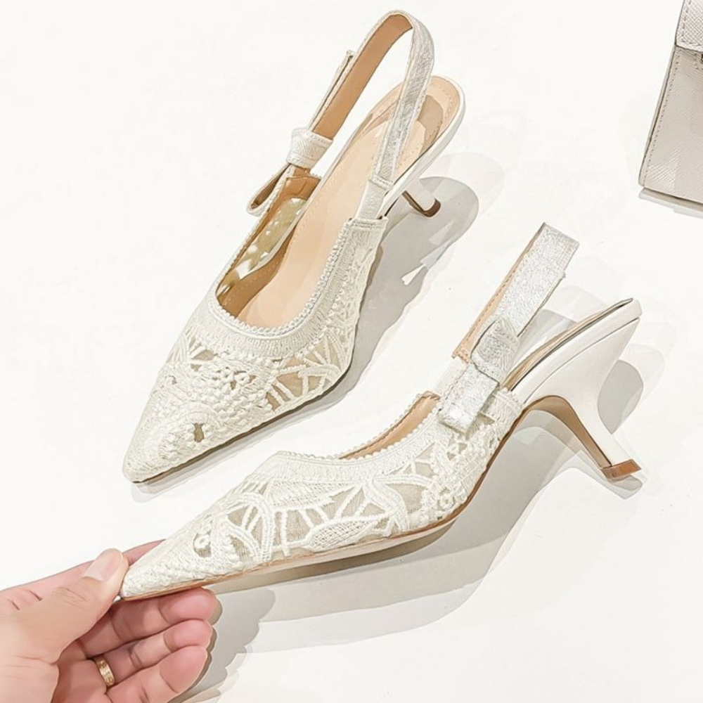 Genuine Leather High Heel Sand - Casual Sandal Leather ulasan dan harga