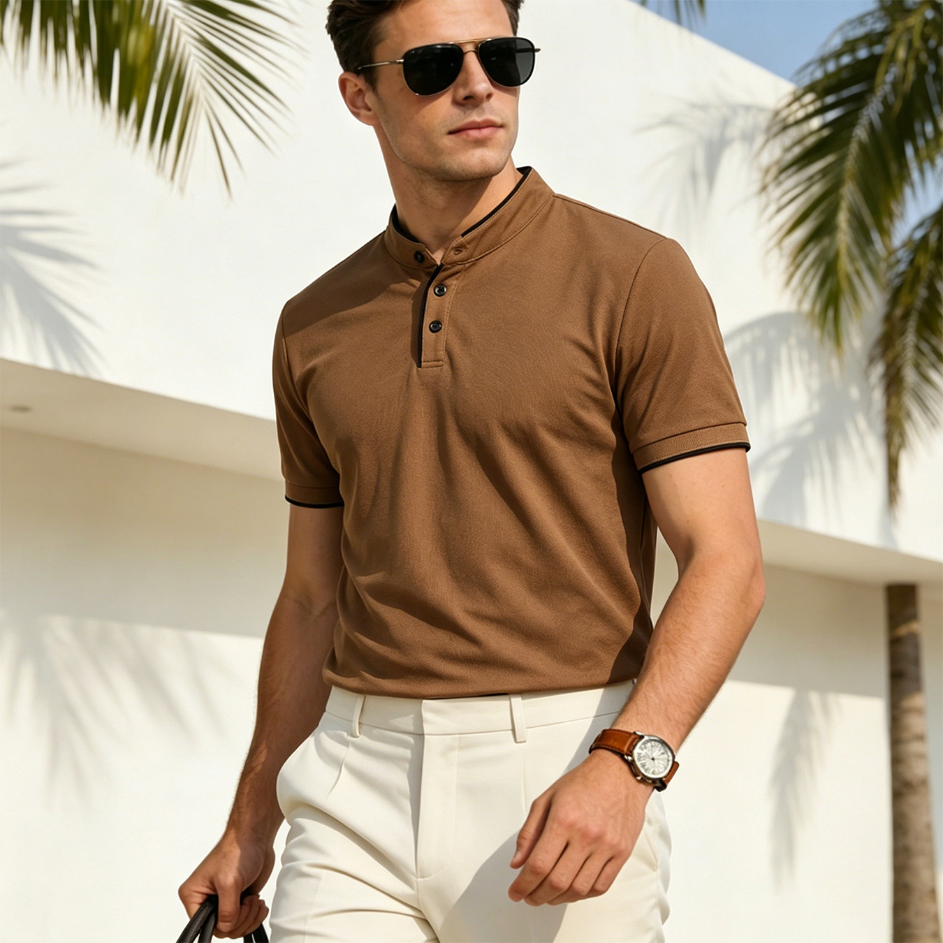 Mens 180g Honeycomb Pique Polo - Polo Shirt Pique ulasan dan harga
