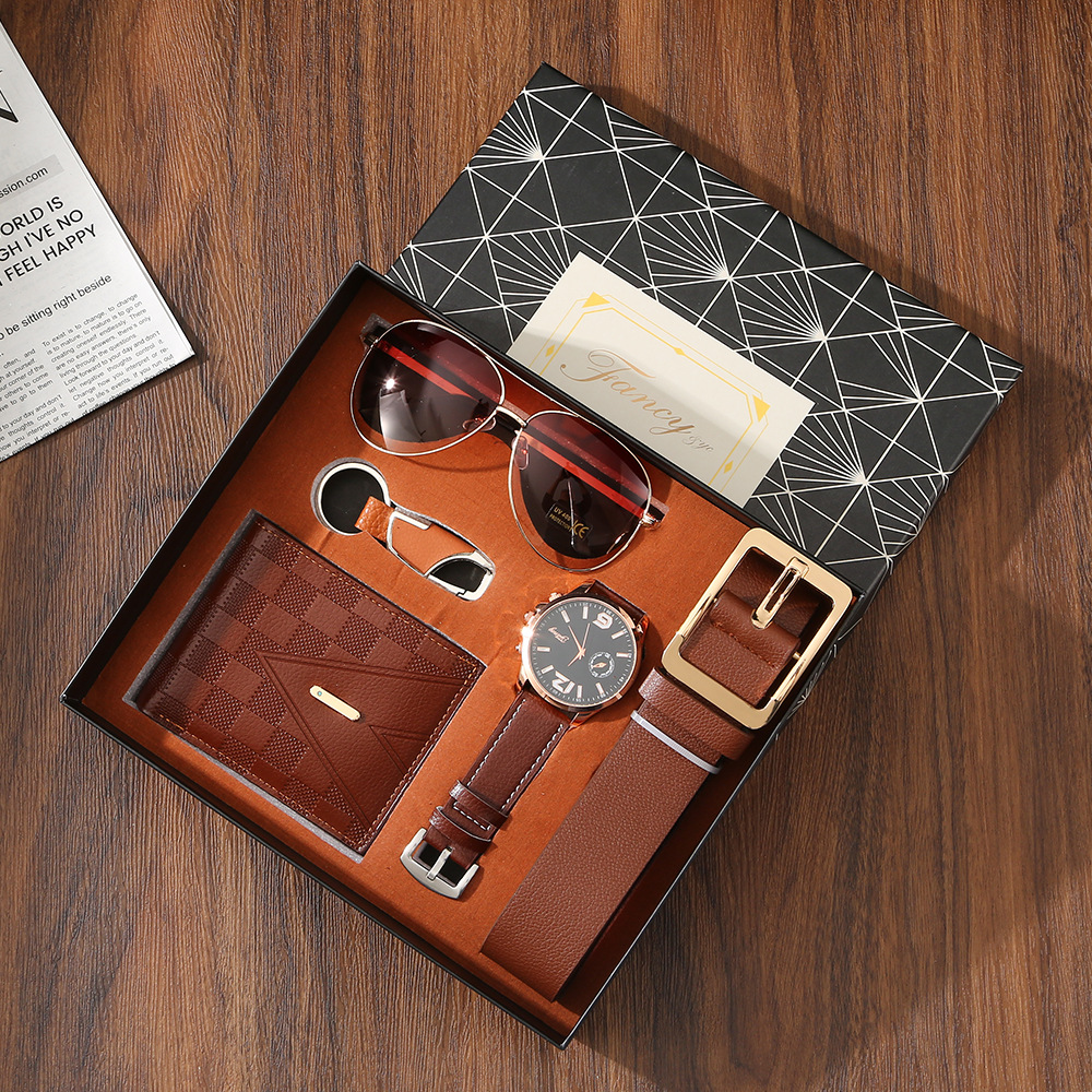 New Mens Watch Set with Gift B - Sunglass Retainer Cord ulasan dan harga