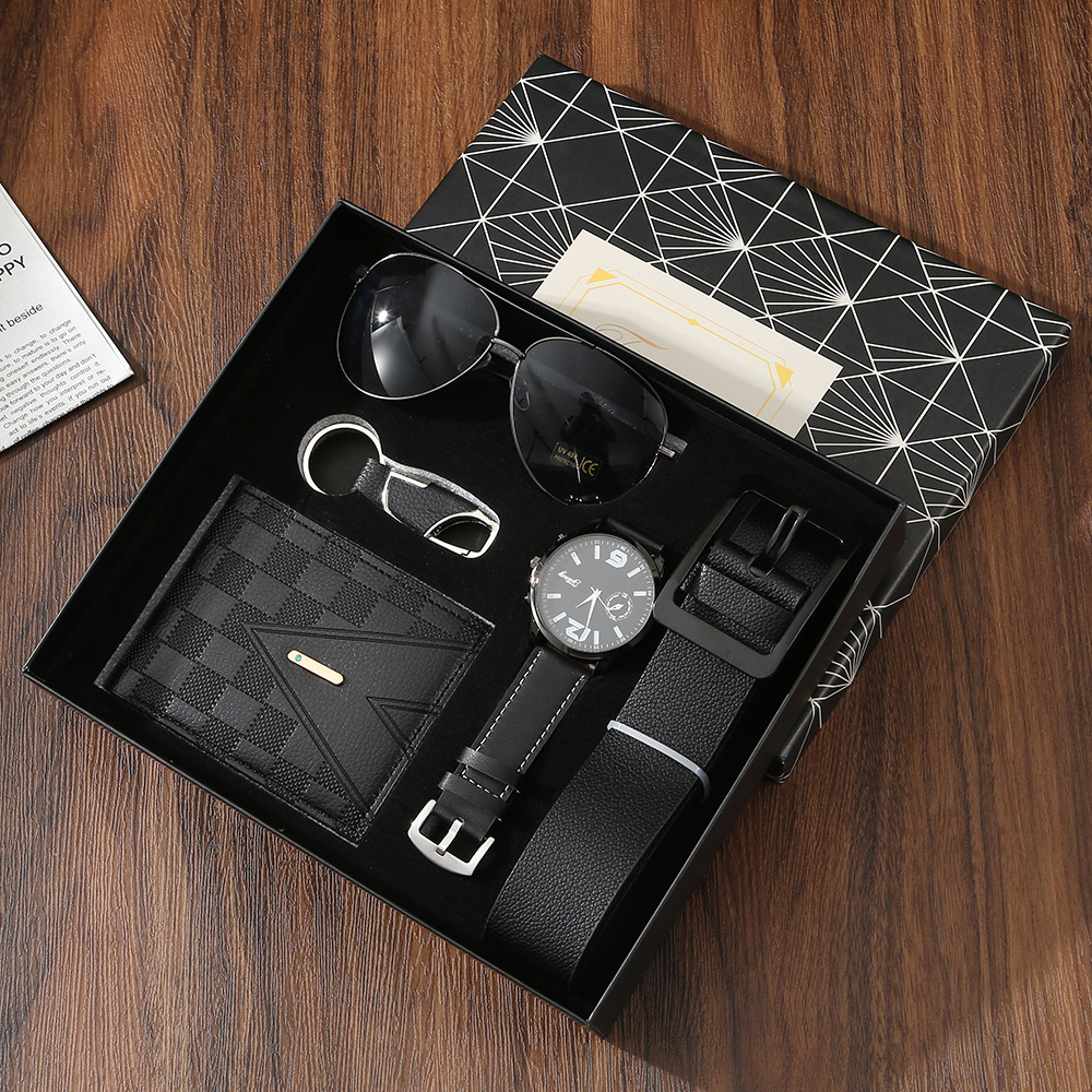 New Mens Watch Set with Gift B - Sunglass Retainer Cord ulasan dan harga
