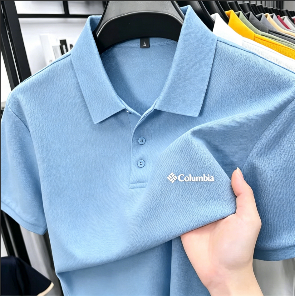 MenLapel Polo Shirts Pique Cot - Polo Shirt Pique ulasan dan harga