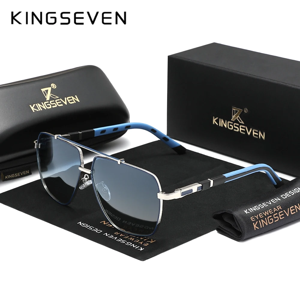 KINGSEVEN New Luxury Sunglasse - Sunglasses Aviator Polarized ulasan dan harga