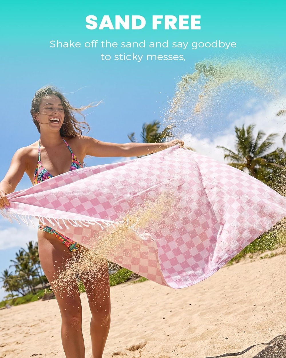 Travel Vacation Essentials Tur - Beach Towel Large ulasan dan harga