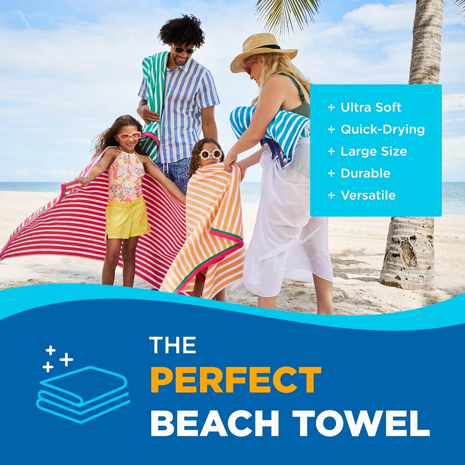 Colorful Racing Striped Beach  - Beach Towel Large ulasan dan harga